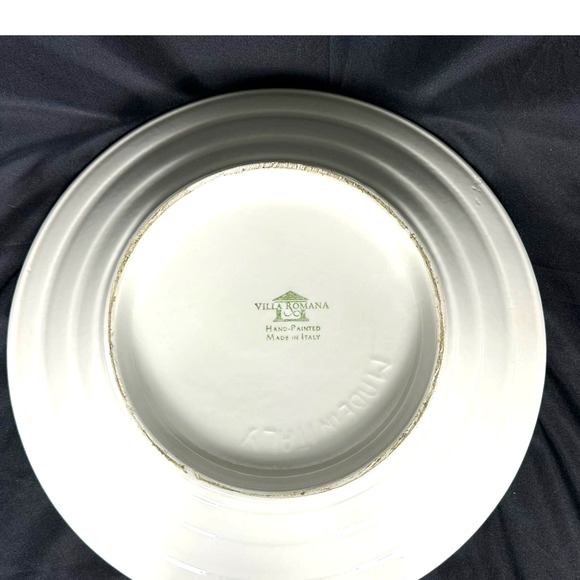 Villa Romana Hand Painted Large Pasta Salad Serving Bowl Italy-15.5" Diameter - Picture 6 of 8